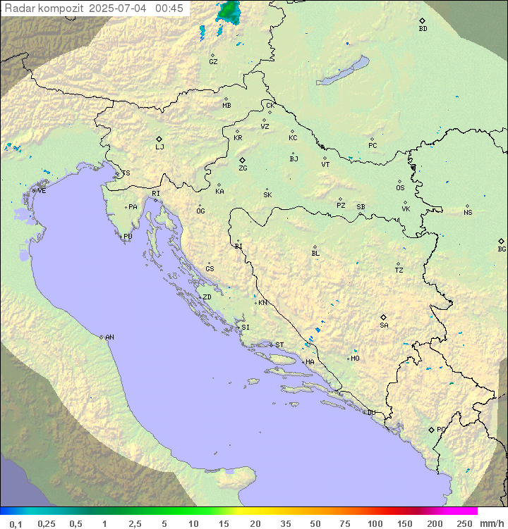 Padavine Hrvaška