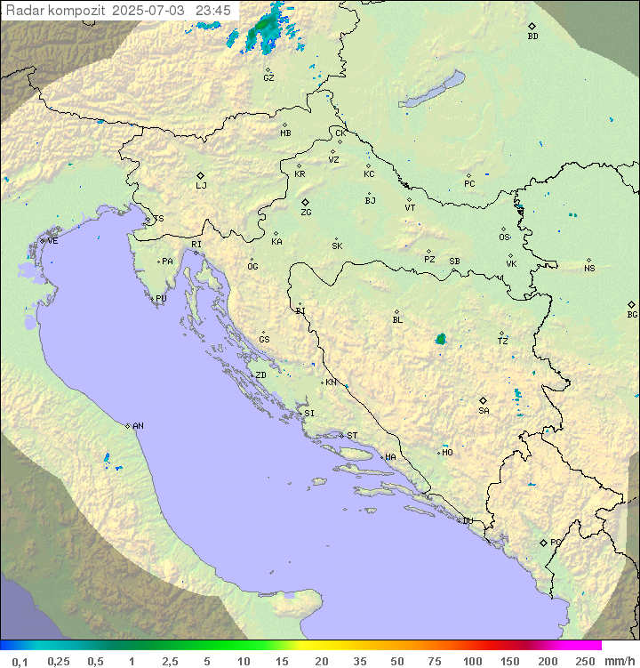 Padavine Hrvaška