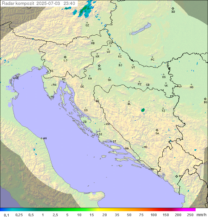Padavine Hrvaška