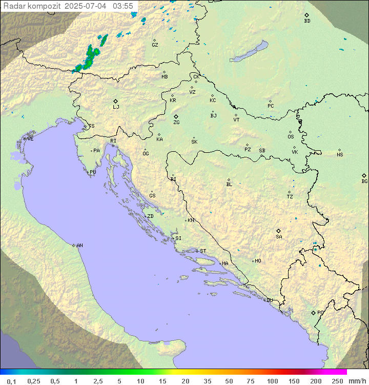 Padavine Hrvaška