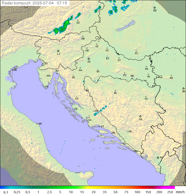Padavine Hrvaška