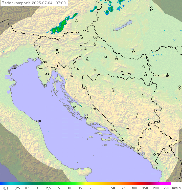 Padavine Hrvaška