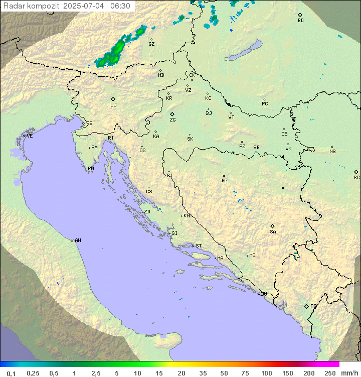 Padavine Hrvaška