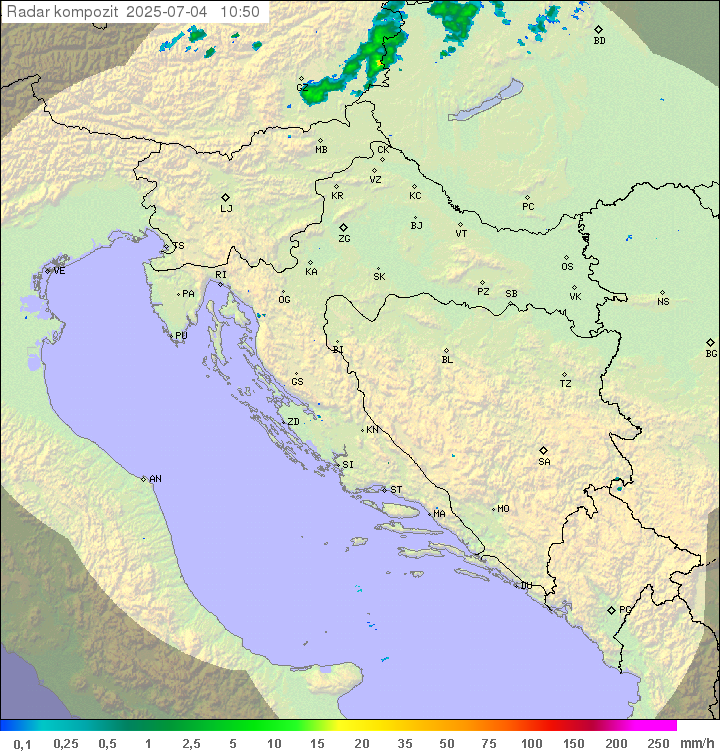 Padavine Hrvaška