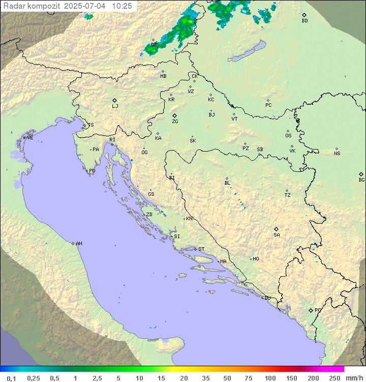 Padavine Hrvaška