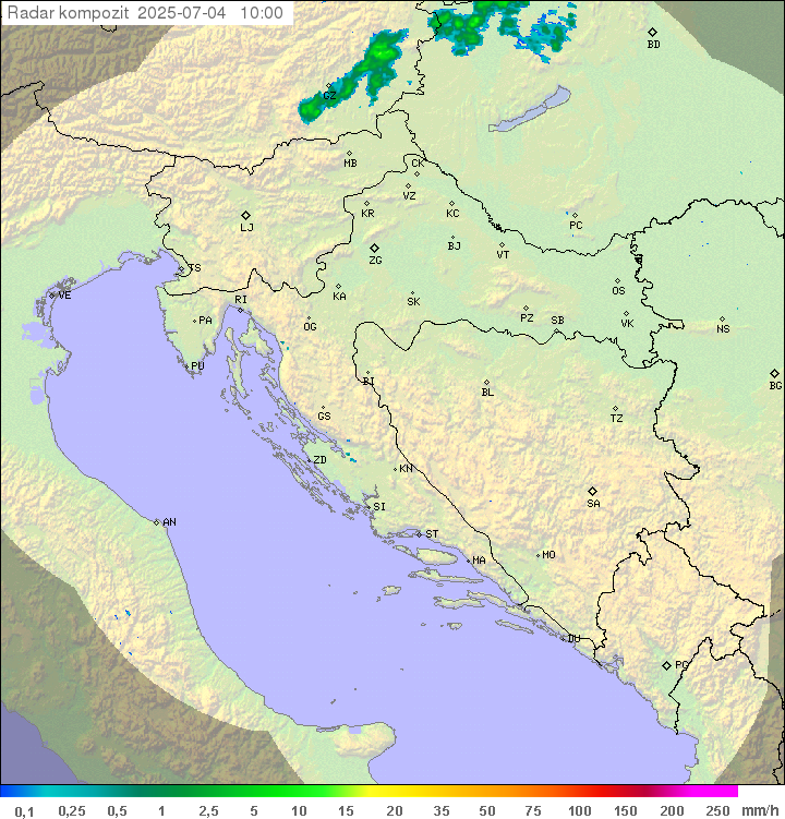 Padavine Hrvaška