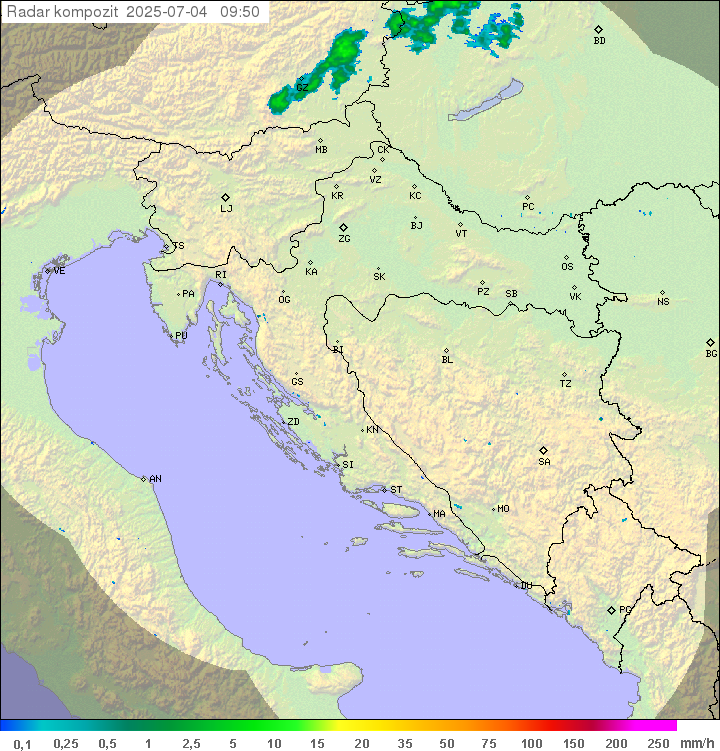 Padavine Hrvaška