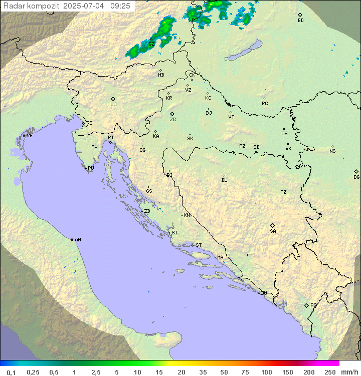 Padavine Hrvaška