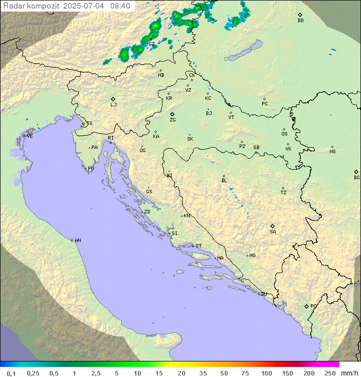 Padavine Hrvaška