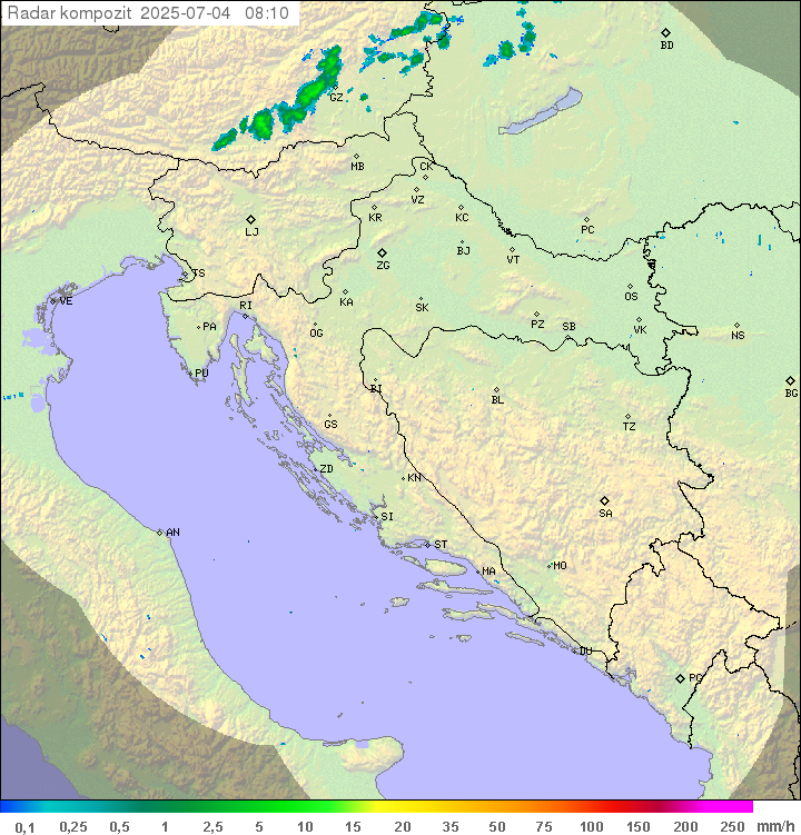 Padavine Hrvaška