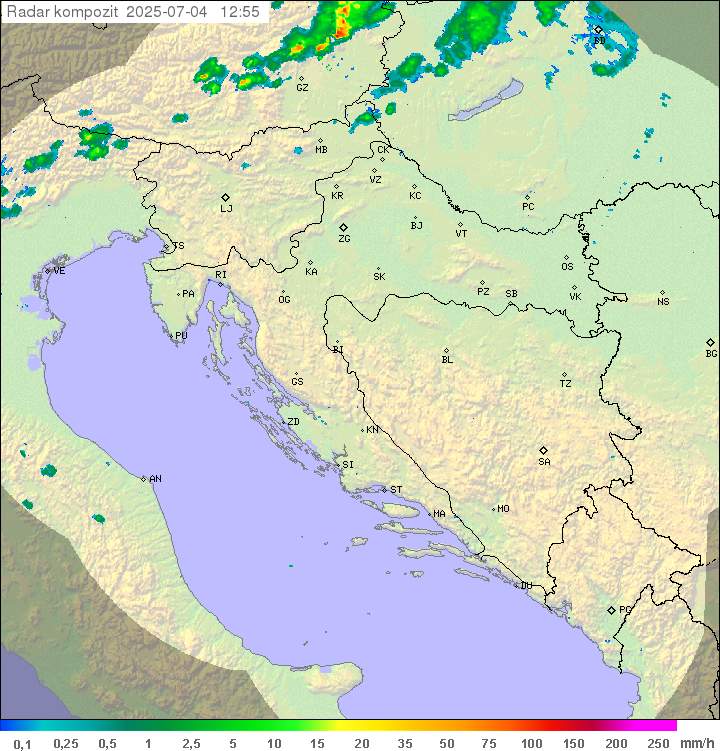 Padavine Hrvaška