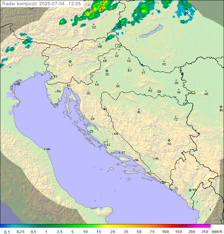 Padavine Hrvaška