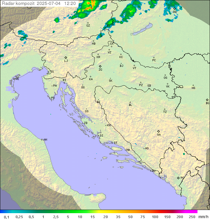 Padavine Hrvaška