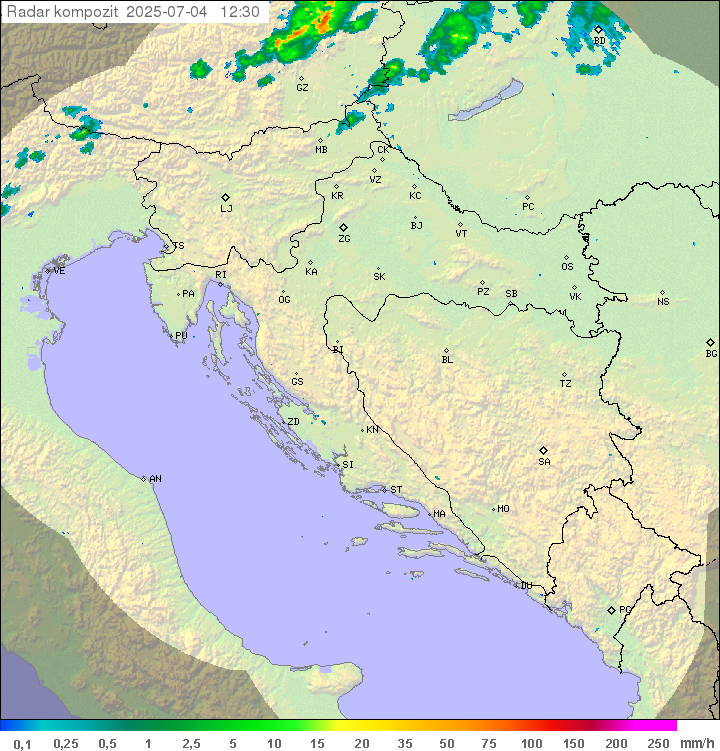 Padavine Hrvaška