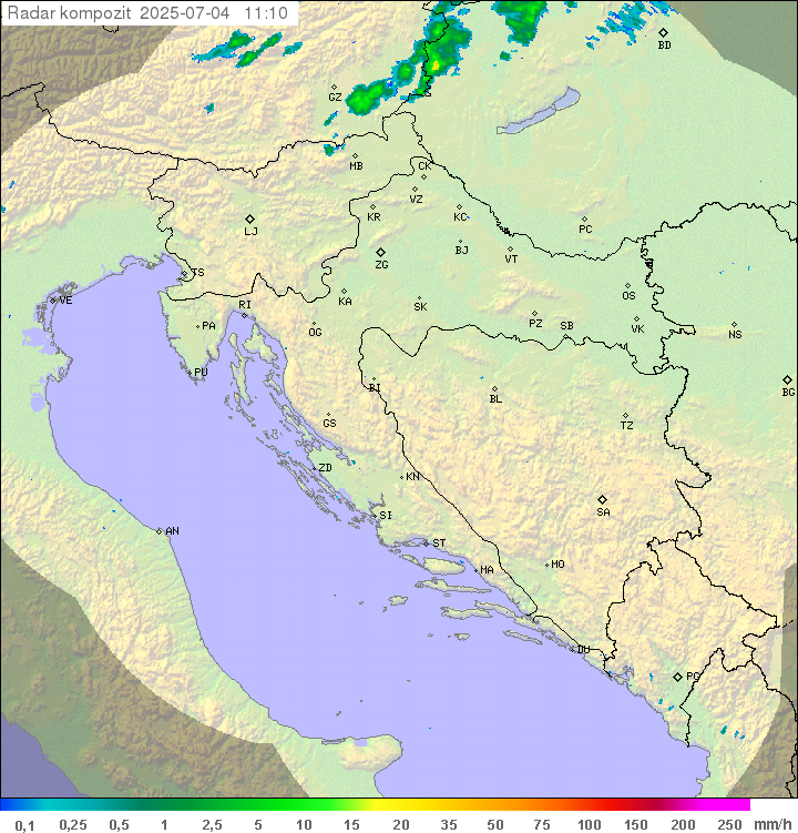 Padavine Hrvaška