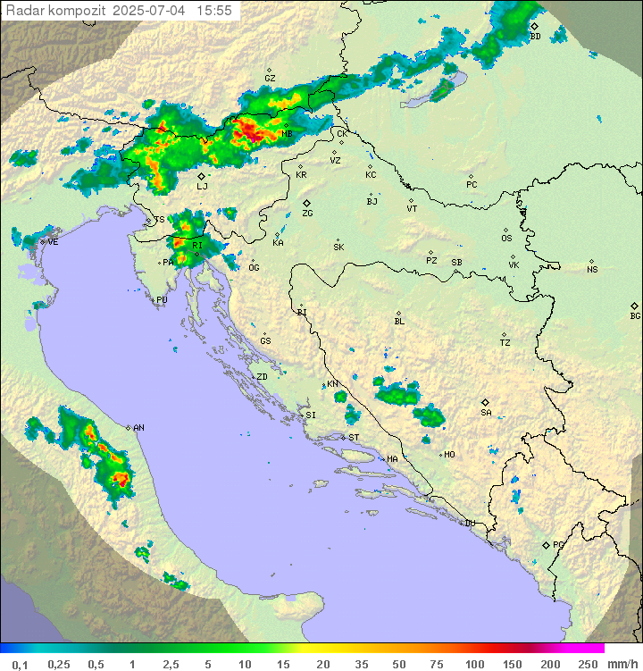 Padavine Hrvaška