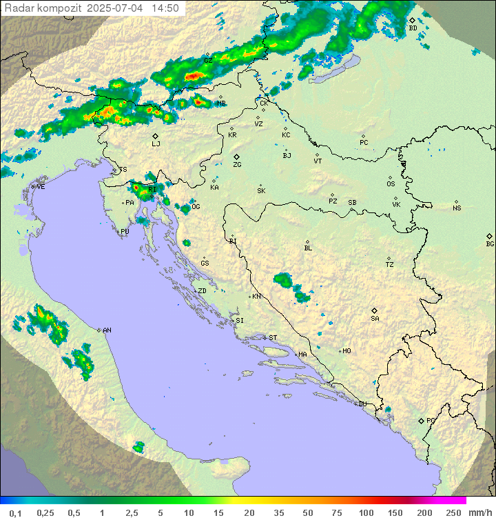 Padavine Hrvaška