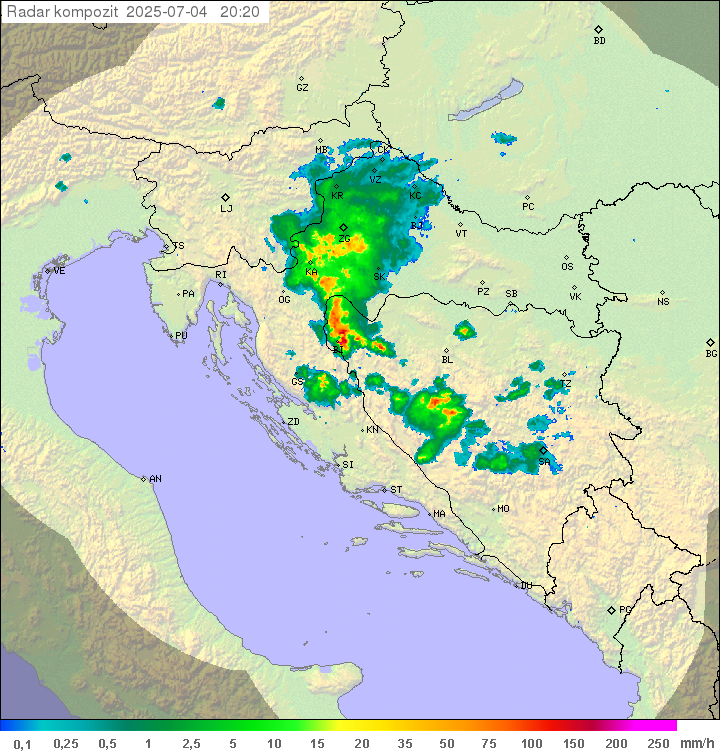 Padavine Hrvaška