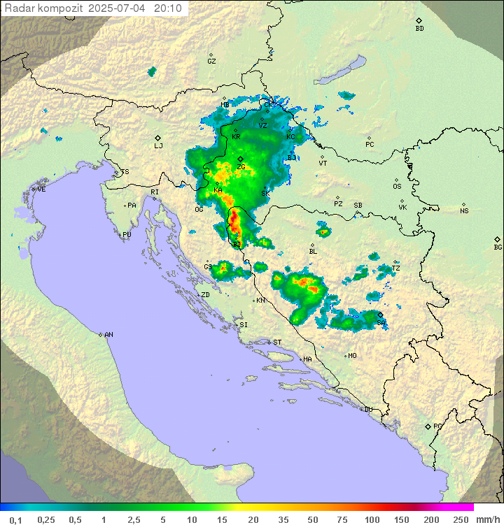 Padavine Hrvaška