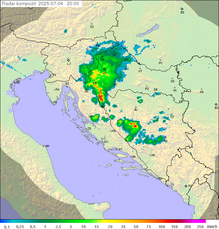 Padavine Hrvaška