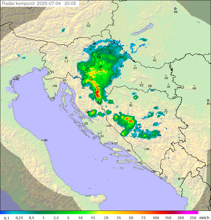 Padavine Hrvaška