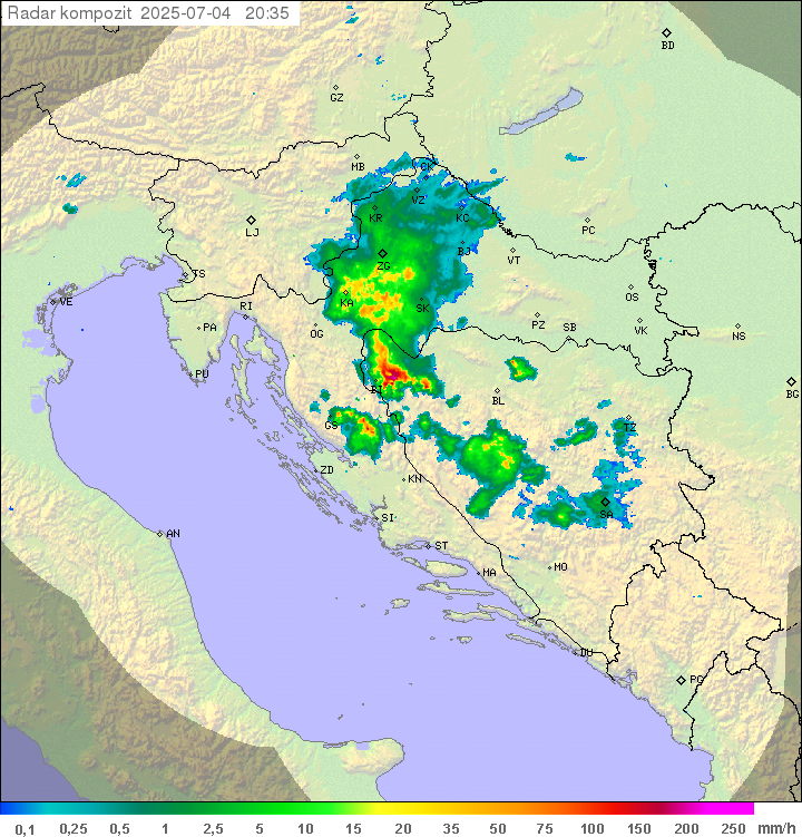 Padavine Hrvaška