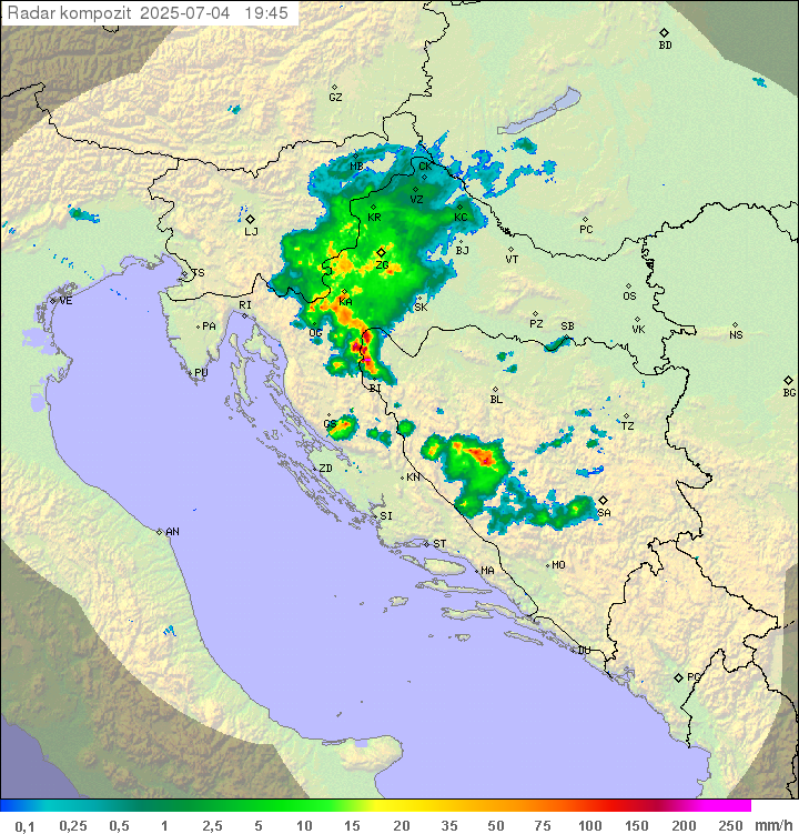 Padavine Hrvaška