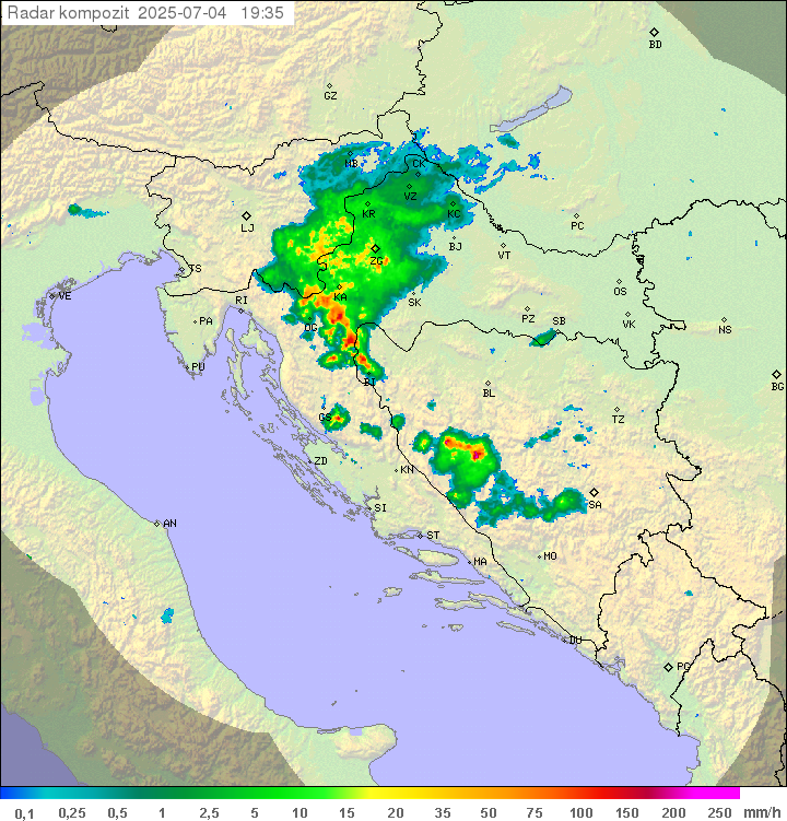 Padavine Hrvaška