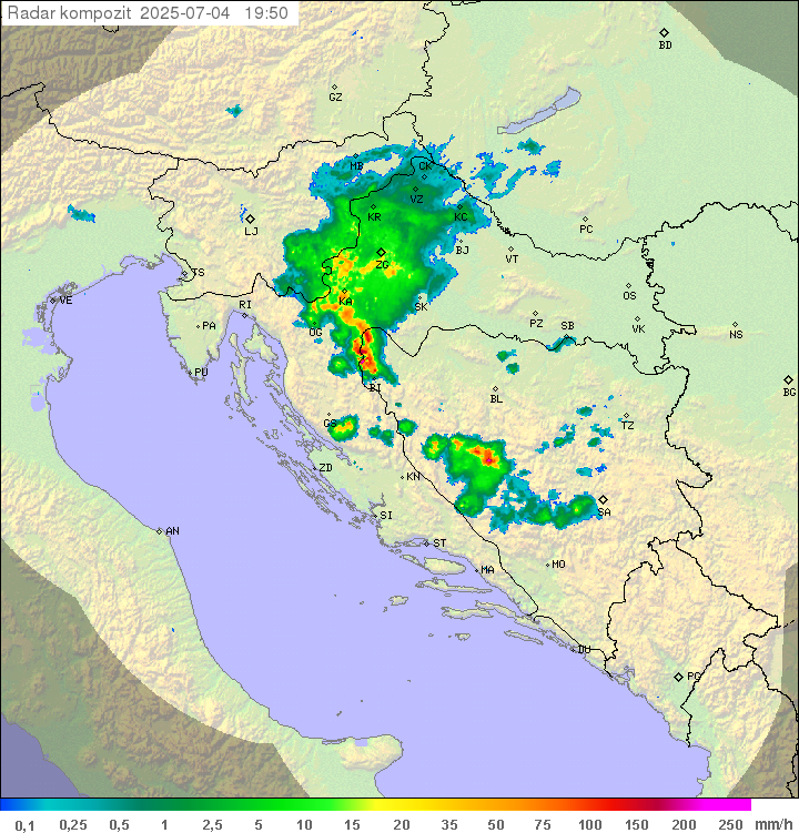 Padavine Hrvaška