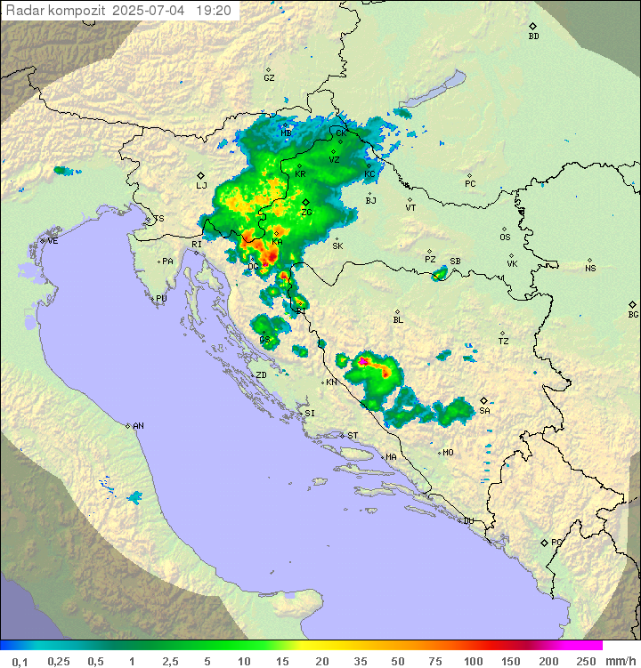 Padavine Hrvaška