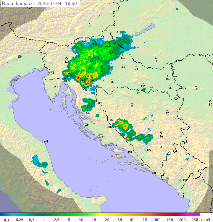 Padavine Hrvaška