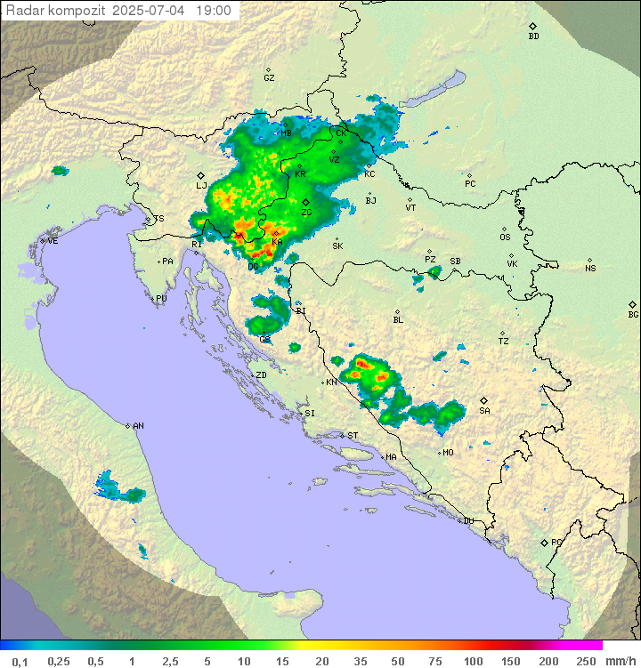 Padavine Hrvaška