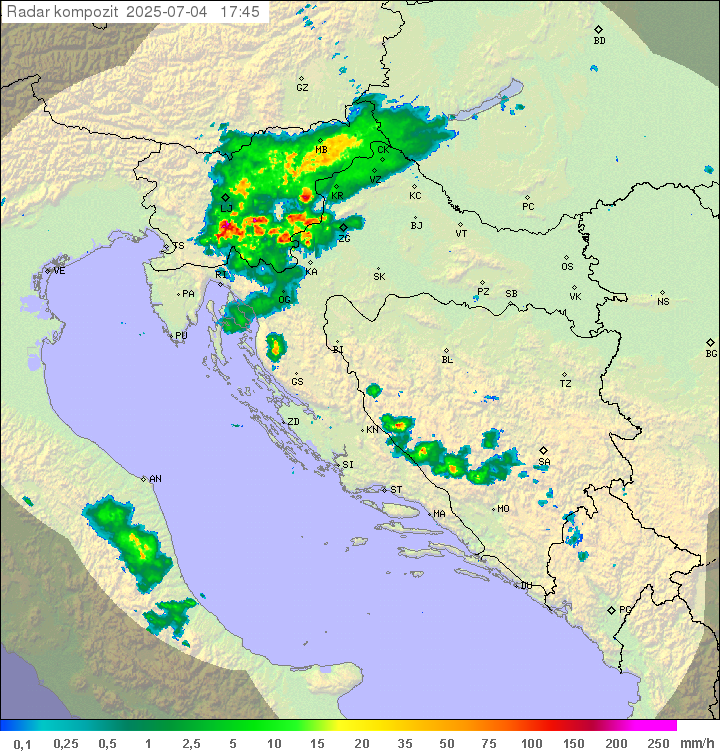 Padavine Hrvaška