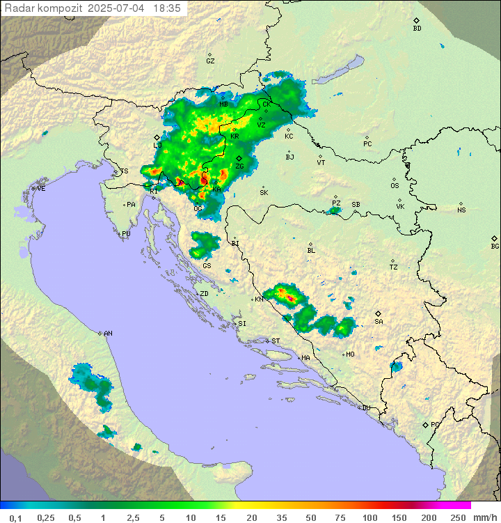 Padavine Hrvaška