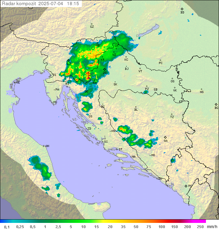 Padavine Hrvaška