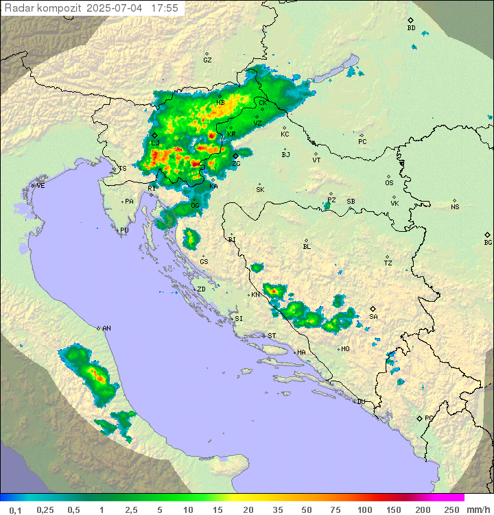Padavine Hrvaška
