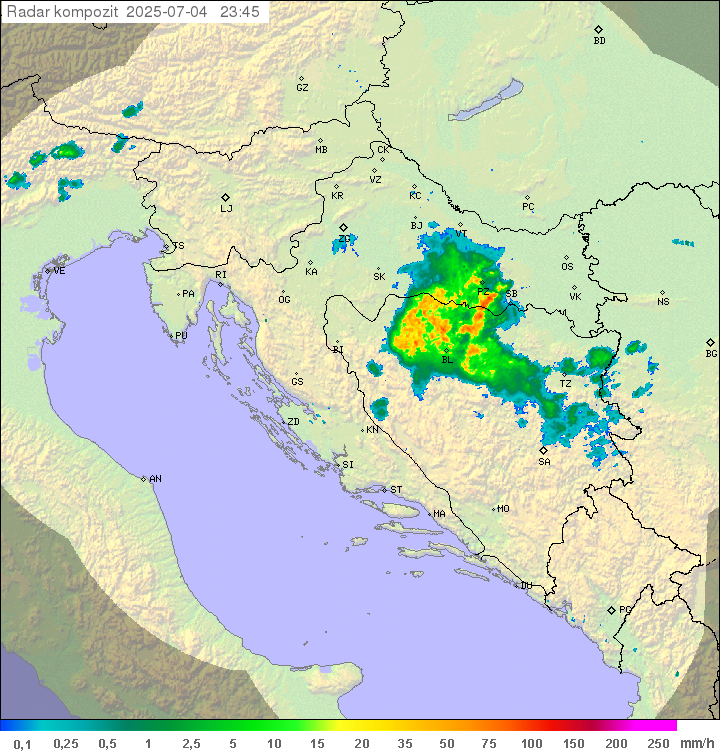 Padavine Hrvaška