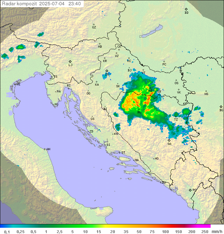 Padavine Hrvaška