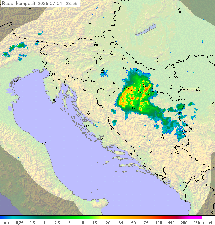 Padavine Hrvaška