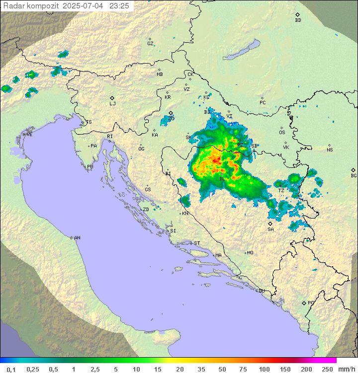 Padavine Hrvaška