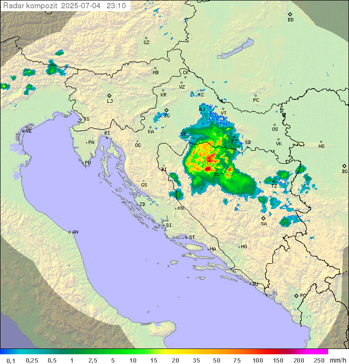 Padavine Hrvaška