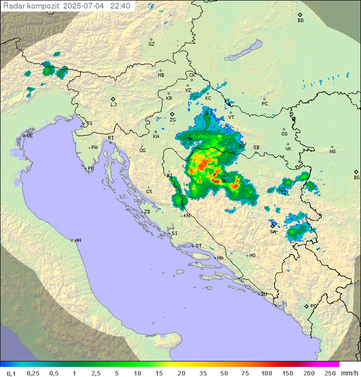 Padavine Hrvaška