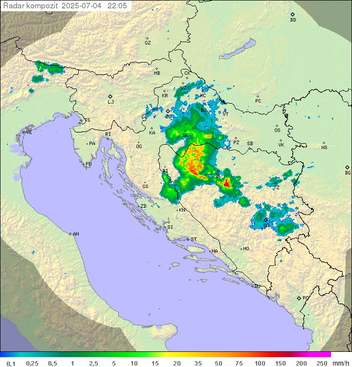 Padavine Hrvaška