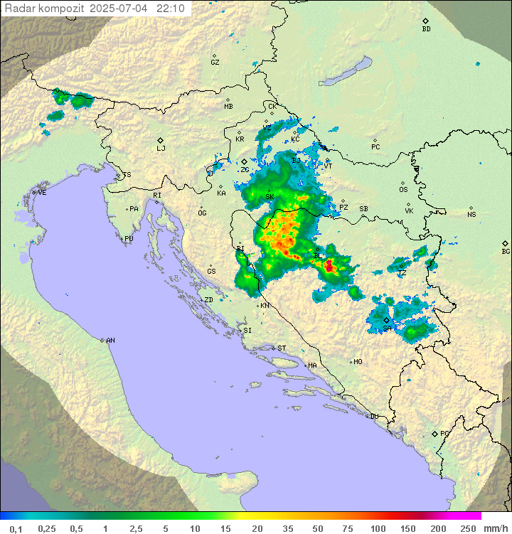Padavine Hrvaška