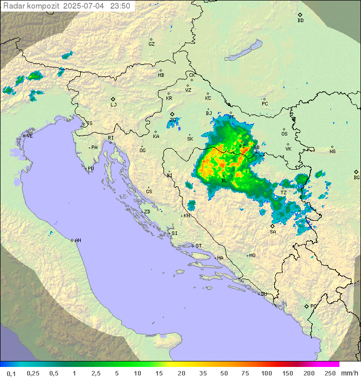 Padavine Hrvaška