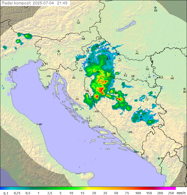 Padavine Hrvaška