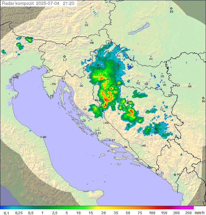 Padavine Hrvaška