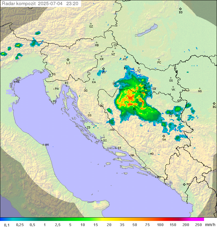 Padavine Hrvaška