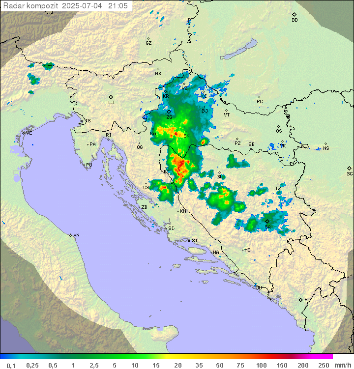 Padavine Hrvaška