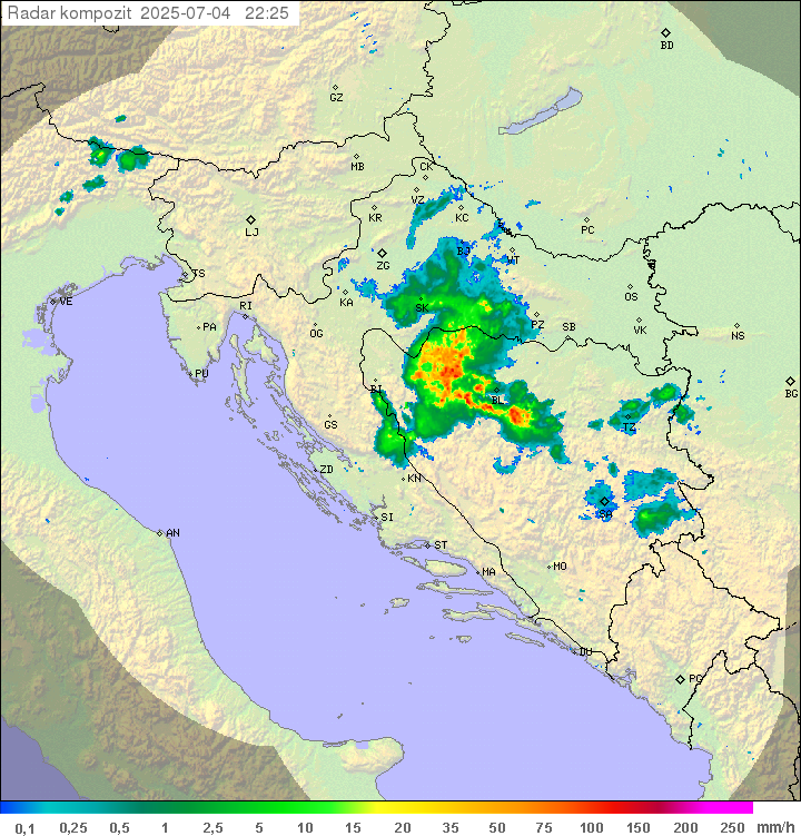 Padavine Hrvaška